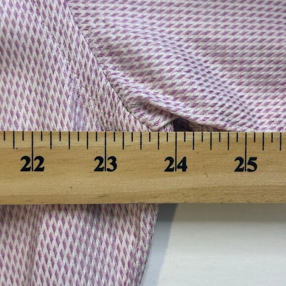 Ted Baker mens purple /pink long sleeve button up endurance shirt size 17.5 - Picture 11 of 13